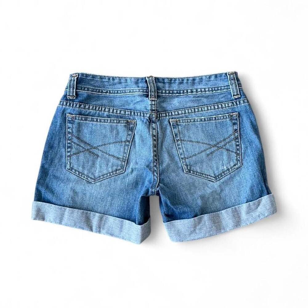 Aeropostale Women's Denim Cuffed Shorts Size 0